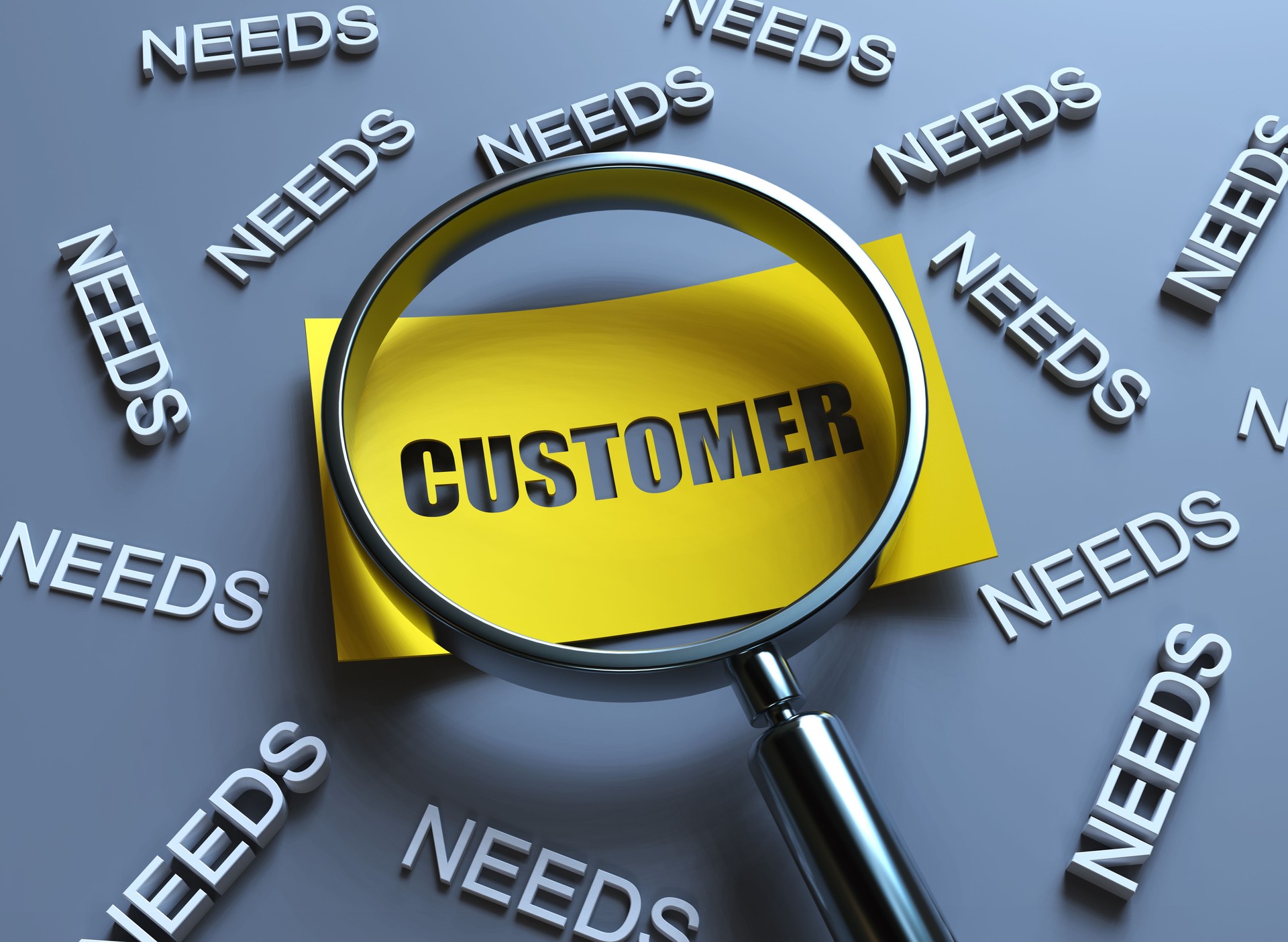 Customer needs written on Paper